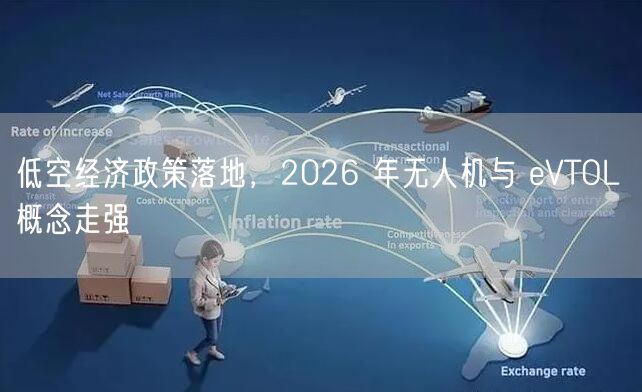 低空经济政策落地，2026 年无人机与 eVTOL 概念走强